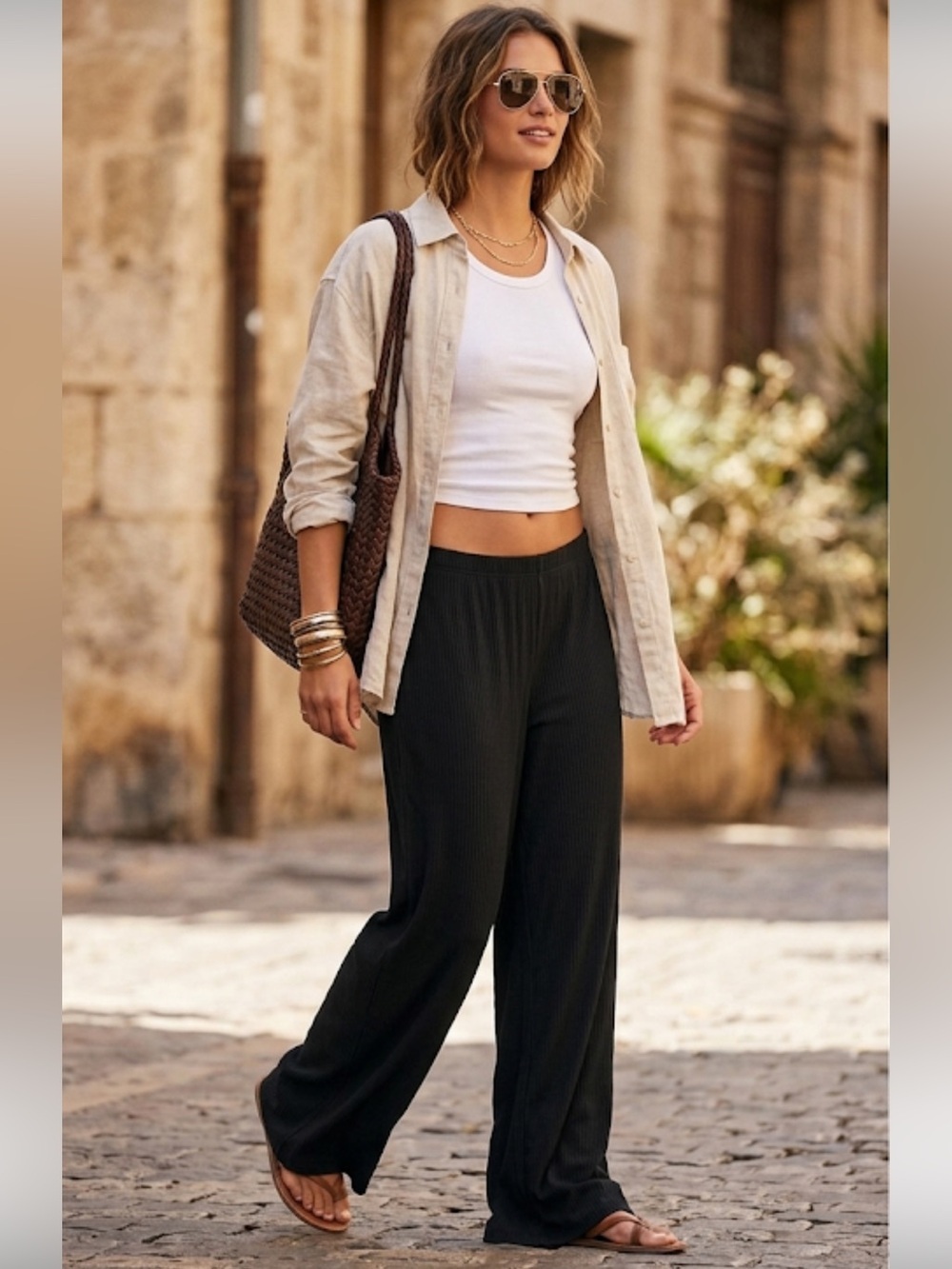 MaxMara | Pleated Black wide leg Pants - 12